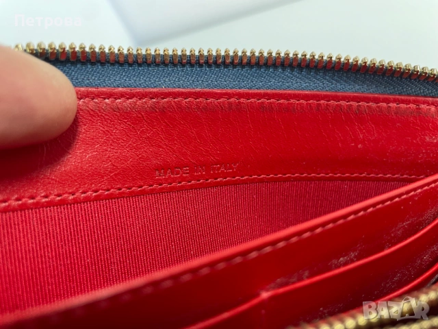 Кожен портфейл Christian Louboutin Оригинал, снимка 13 - Портфейли, портмонета - 54638082