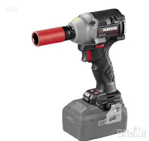 Parkside PERFORMANCE акумулаторен ударен гайковерт 1/2 PPDSSA 20-Li B2 НОВ0 5Г.ГАРАНЦИЯ, снимка 7 - Винтоверти - 54856256