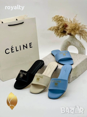 Celine Нови Стилни Дамски Чехли Различни Цветове 