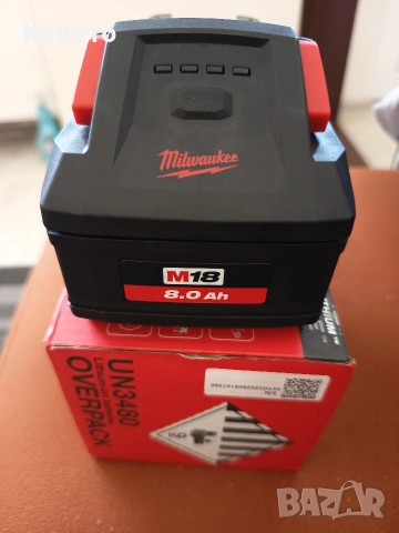 Акумулаторна батерия MILWAUKEE M18FB8 FORGE 18V 8.0Ah , снимка 3 - Други инструменти - 54689818