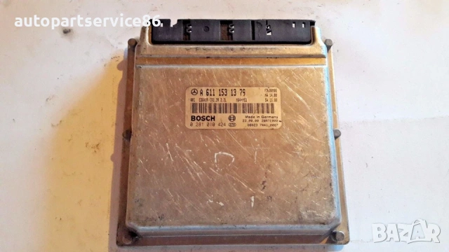 Електронен блок за управление на двигателя (ECU) 2.2 CDI Bosch за Mercedes 0281010424, A6111531379 