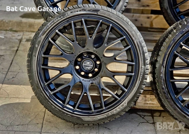 18” Джанти 4x108 / 4x100 ET38 8J с гуми Pirelli Sottozero, снимка 3 - Гуми и джанти - 55184131