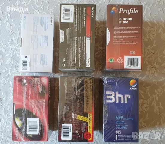 Нови видеокасети TDK, JVC, Sony, Maxell, Konica, EFBE, снимка 6 - Други жанрове - 44908708