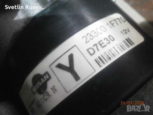 стартер Нисан микра К12, снимка 5 - Части - 53960404