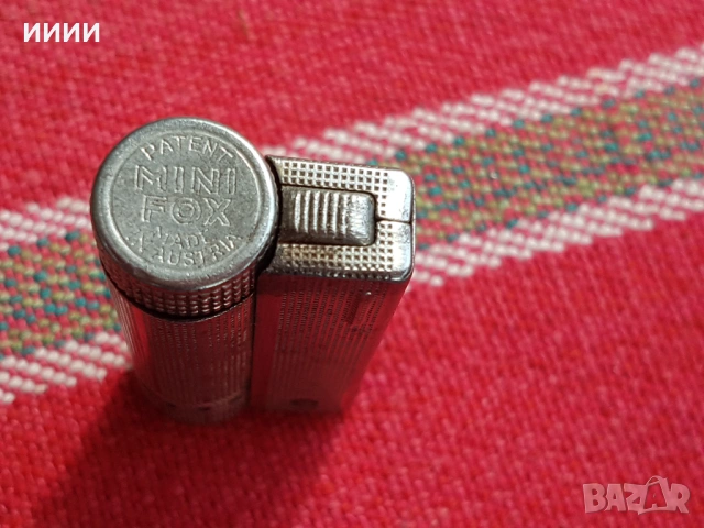Бензинова запалка MINI FOX, снимка 3 - Антикварни и старинни предмети - 54411111