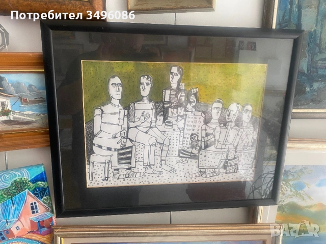 Рисунка - Румен Малчев, снимка 2 - Картини - 54550217