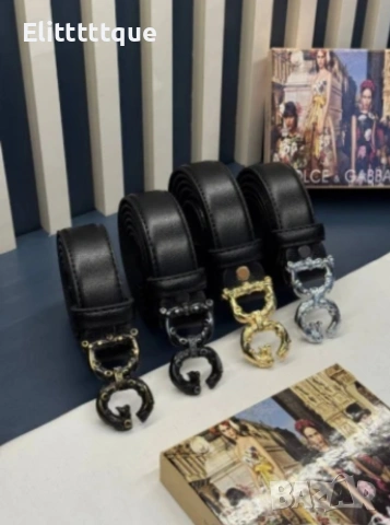 колани от естествена кожа в кутия dolce gabbana 3см