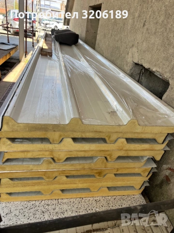 Покривен термопанел 5 см - дължина 6м - 54 кв.м - 9 бр.