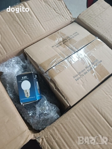 Полилей опушено стъкло и злато/месинг, снимка 9 - Полилеи - 54065748