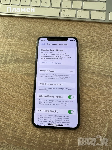 Продавам iPhone Xs 64GB - кутия , кабел , слушалки, снимка 6 - Apple iPhone - 55152189