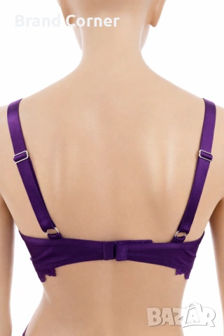 Hunkemöller сутиен 85D в наситено лилаво с дантела, снимка 4 - Бельо - 54530632