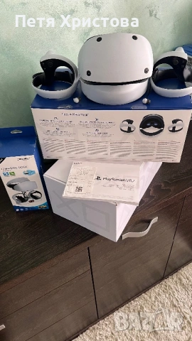 Vr2 PlayStation с гаранция+Стойка,безжична зарядна станция, снимка 5 - Игри за PlayStation - 54909569