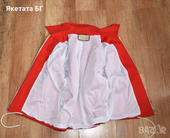 Gucci interlocking g jersey womans jacket оригинално, размер XS, снимка 6 - Якета - 54323045