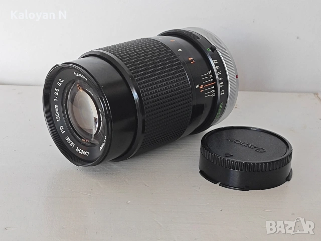 Обектив Canon FD 135mm f/3.5 S.C. за Canon FD байонет