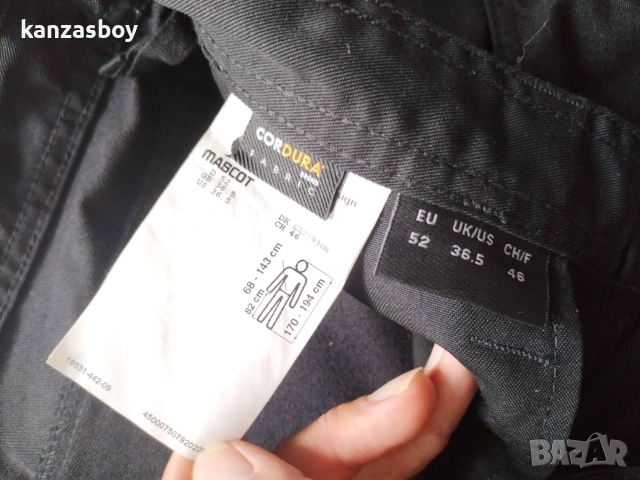 Mascot Accelerate 18531 Work Trousers - мъжки работен панталон НОВ БЕЗ ЕТИКЕТИ 52/Л, снимка 9 - Спортни дрехи, екипи - 54956668