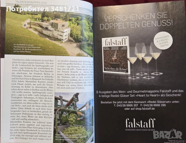 Справочник - вината на Германия 2020 / Falstaff Wein Guide Deutschland 2020, снимка 6 - Кулинария - 55064979