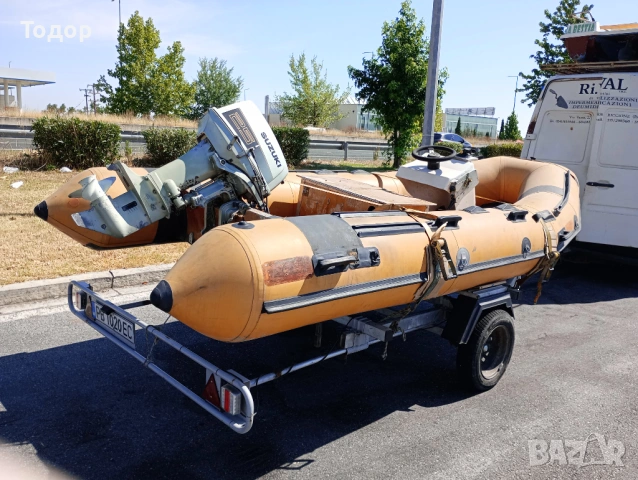 Продавам извънб. двигател Suzuki 25HP, 2т, с щанбайн, жила и кабели, внос от Италия, снимка 2 - Воден транспорт - 54702419