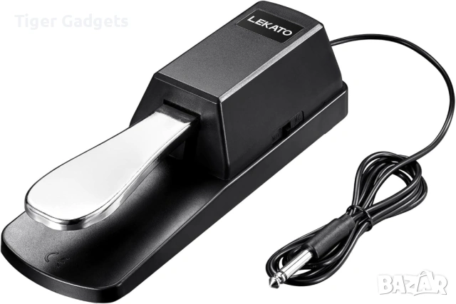 LEKATO DP-10 sustain педал за пиано универсален 6.35мм Yamaha Casio