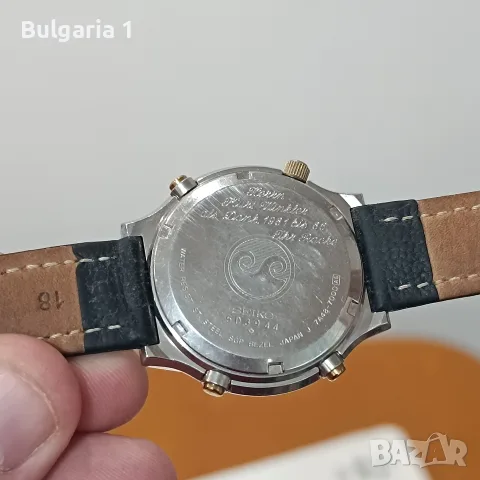 Seiko chronograph 7A48-7000 , снимка 4 - Мъжки - 55640539
