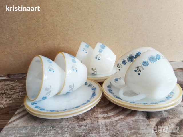 Сервиз за кафе от мексикански порцелан