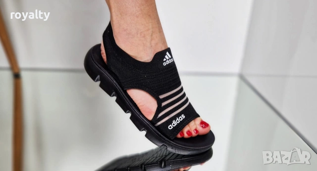 Adidas Нови Черни Дамски Сандали Адидас , снимка 4 - Сандали - 54487857