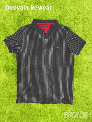 Tommy Hilfiger | Casual Luxury | Мъжка поло риза | Размер: L | Синя | Като нова