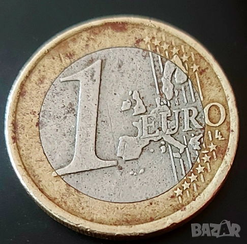 Монета 1 евро Франция 2001, снимка 3 - Нумизматика и бонистика - 54417111