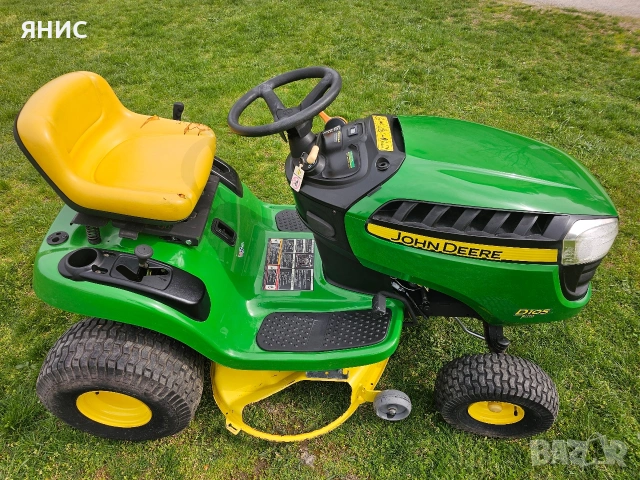 ТРАКТОРНА КОСАЧКА JOHN DEERE, КАТО НОВА 140.МОТО ЧАСА, снимка 10 - Градинска техника - 55250690