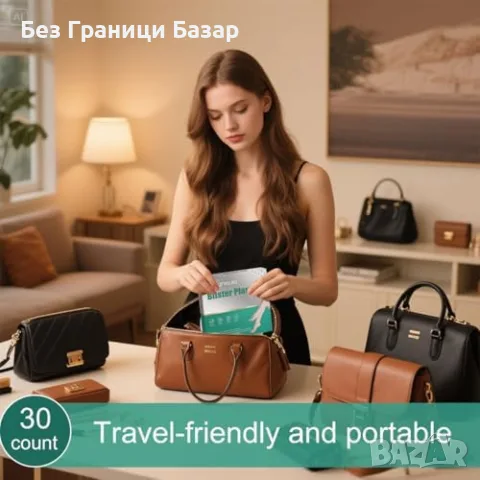 Нови Хидроколоидни лепенки за мазоли 30 броя водоустойчиви за пети и пръсти, снимка 5 - Други - 55319645