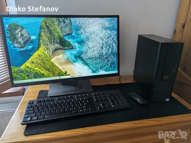Монитор 24" + компютър Dell OptiPlex 3070