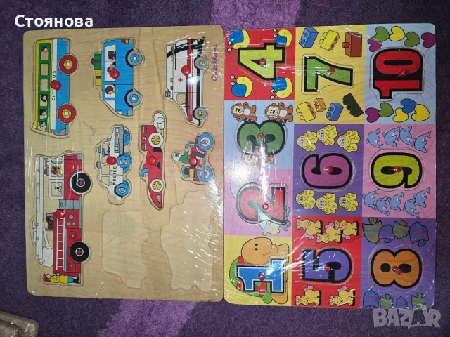 ЛОТ дървени игри, пъзели всичко от снимките 150€,  при интерес може отстъпка, снимка 5 - Игри и пъзели - 55548438