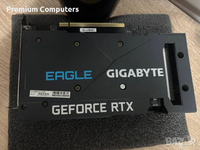 Видеокарта GIGABYTE GeForce RTX 3050 EAGLE OC 8GB, снимка 5 - Видеокарти - 55161942