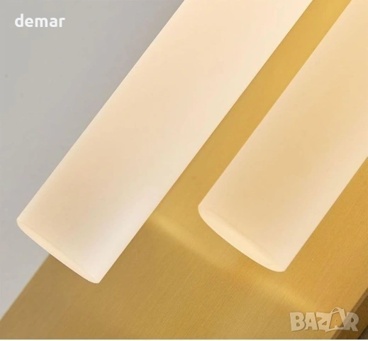 LED аплик за стена (външен/интериор) с алуминиев корпус и цилиндричен дизайн 43 см, снимка 3 - Лампи за стена - 54923011