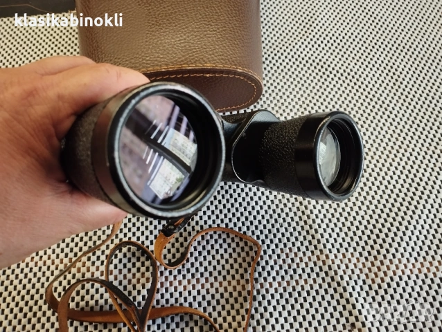 ТОП Немски Бинокъл Carl Zeiss Jena-JENOPTEM-7х50W--ГДР, снимка 8 - Екипировка - 54779529