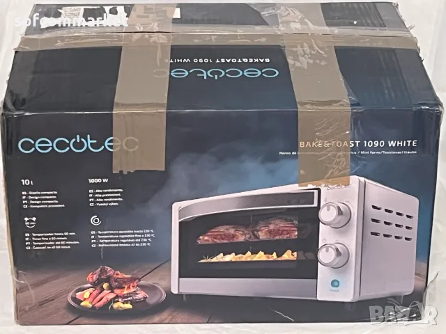 Мини фурна Cecotec Bake&Toast 1090: Компактна, бърза и стилна, снимка 8 - Печки, фурни - 55378590