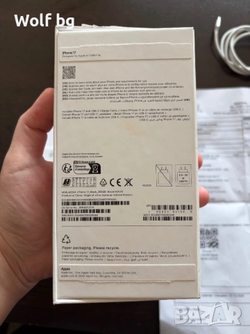İphone 17 256 gb 100%, снимка 7 - Apple iPhone - 53985937