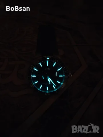ORIS AQUIS SMALL SECOND DATE AUTOMATIC 45.5MM, снимка 12 - Мъжки - 55396305