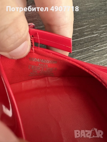 Bershka - червени дамски обувки , снимка 3 - Дамски ежедневни обувки - 55694824