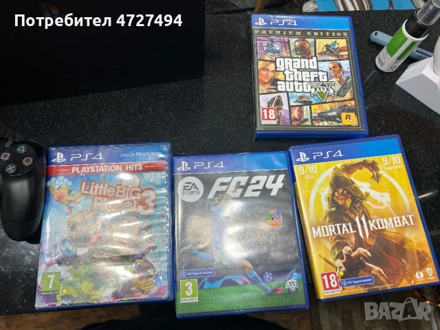 PS4 slim 500gb НЕ XBOX, снимка 2 - PlayStation конзоли - 54495662