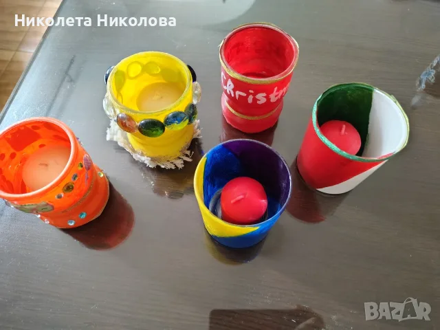 Нарисувани бурканчета и чаши