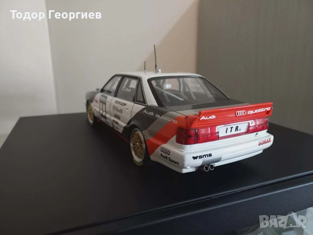 Audi V8 Quattro DTM 1991 Hans-Joachim Stuck Minichamps 1:18, снимка 4 - Колекции - 54977758