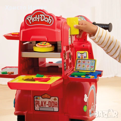 PlayDoh Скутер ride on за разнос на пица с пластелин, снимка 10 - Други - 55144141