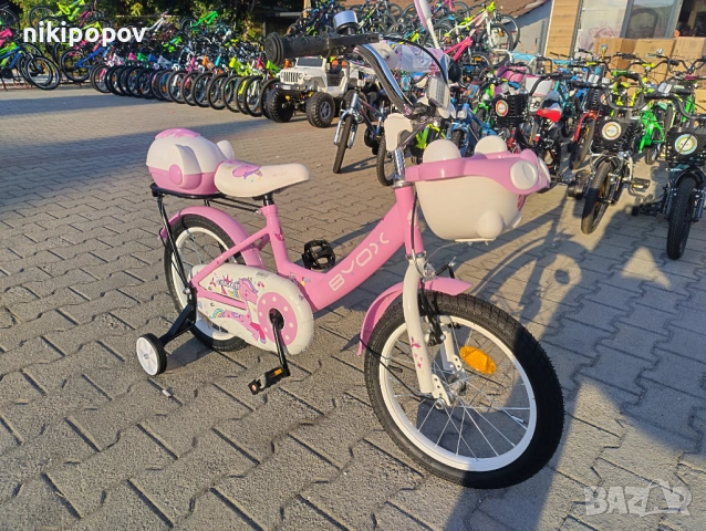 X Детски велосипед 16" 1602 розов, снимка 12 - Велосипеди - 54395396