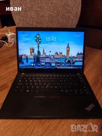 Лаптоп Lenovo Thinkpad T490s 16gb DDR4 RAM, 512GB NVME SSD, TOUCHSCREEN, снимка 7 - Лаптопи за работа - 55493320