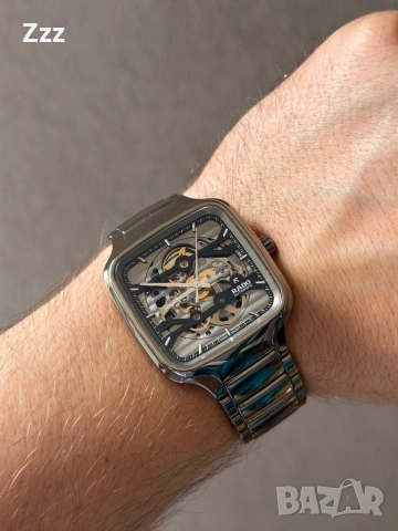 Автоматичен часовник Rado True Square 38mm, снимка 3 - Мъжки - 54811422