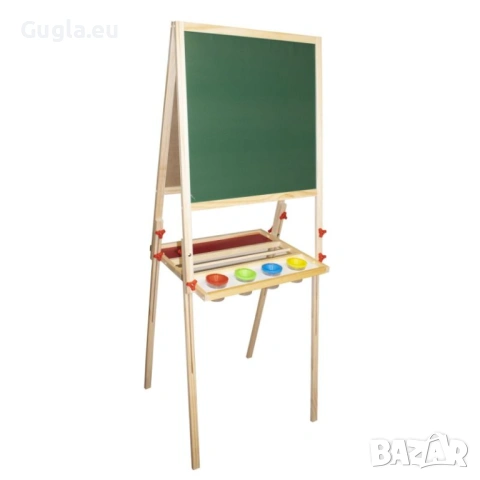 Бяла и зелена дъска , магнитни, комплект с 55 букви на кирилица и аксесоари , снимка 2 - Образователни игри - 54040023