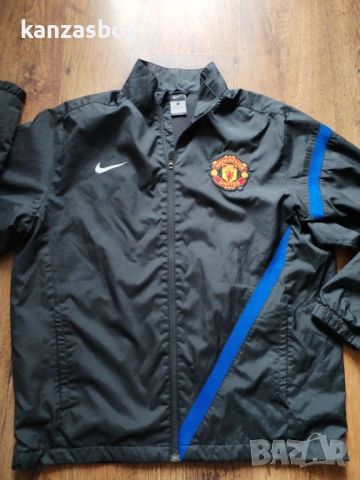 Nike Manchester United 2010-11 - страхотно мъжко горнище L 100% оригинал , снимка 3 - Спортни дрехи, екипи - 54415780
