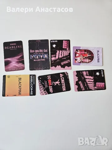 BLACKPINK неоригинални фотокарти / fan-made карти – 7 броя, снимка 2 - Колекции - 55336772