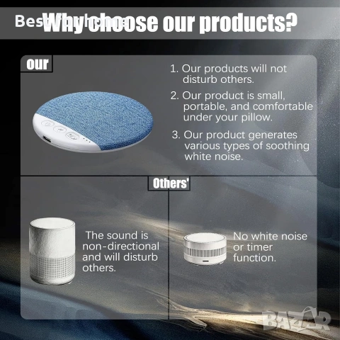 X3pro Bluetooth високоговорител за възглавница за спане, безжичен високоговорител за под възглавница, снимка 4 - Друга електроника - 54981448