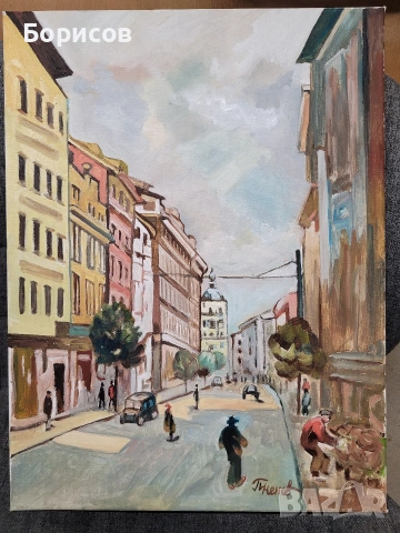 Картини -Стара София.Петър Ненов, снимка 3 - Картини - 54639679